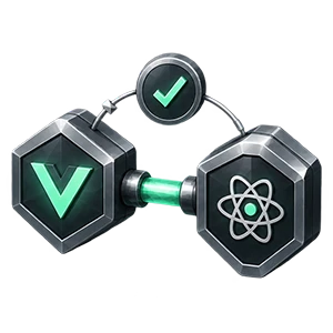Ready‑to‑use integration with Vue 3 and React 19+
